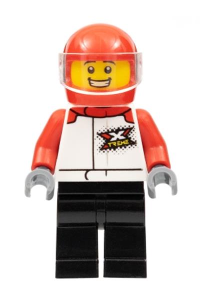 Motorcycle Driver Minifigure - cty1419