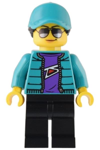 Custom Car Garage Driver Minifigure - cty1537