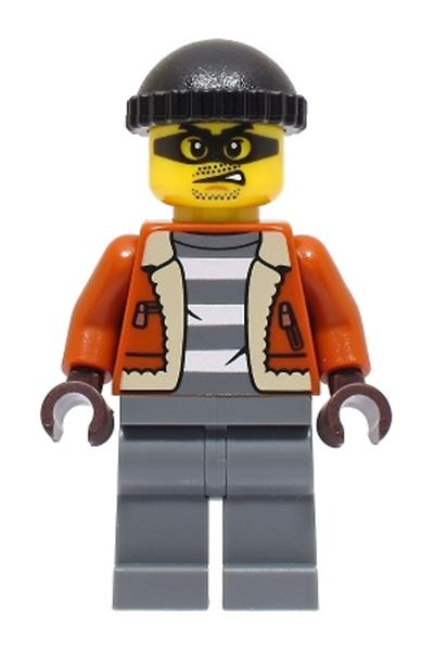 City Bandit Crook Male Minifigure - cty1566