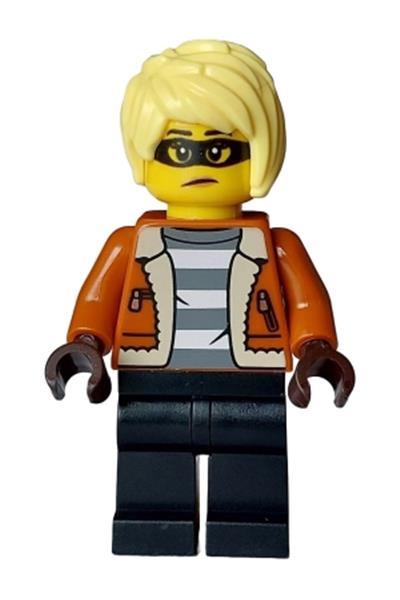 City Bandit Crook Female Minifigure - cty1586
