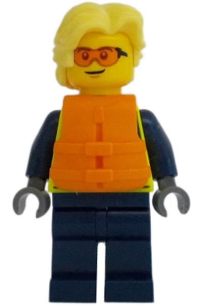 City Police Officer Male Minifigure - cty1700
