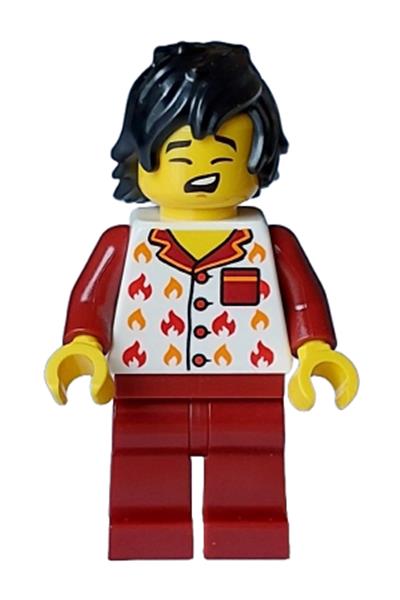 Firefighter Male in PJs Minifigure - cty1717