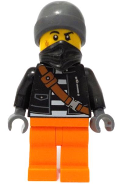 City Bandit Crook Male Minifigure - cty1737