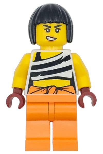 City Bandit Crook Minifigure - cty1744