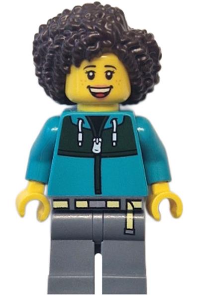 Female Bus Passenger Minifigure - cty1771
