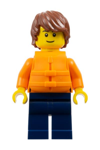 Man with Life Jacket Minifigure - cty1791