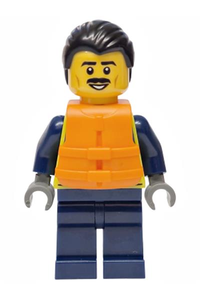 Police City Officer Male Minifigure - cty1922