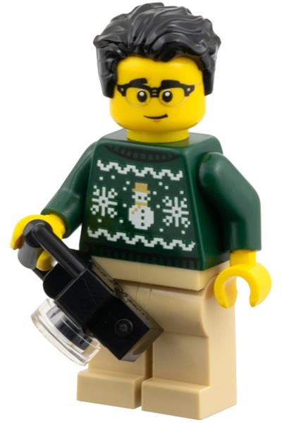 Man in Dark Green Holiday Sweater - cty1931