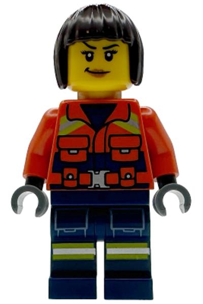 Coast Guard Female Minifigure - cty1958