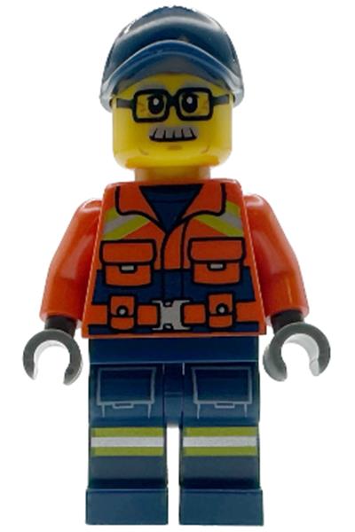 Coast Guard Male Minifigure - cty1959
