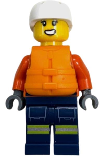 Coast Guard Female Minifigure - cty1962