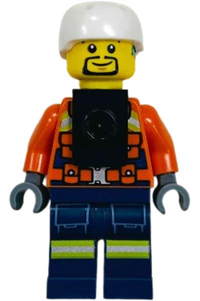 Coast Guard Male Minifigure - cty1963