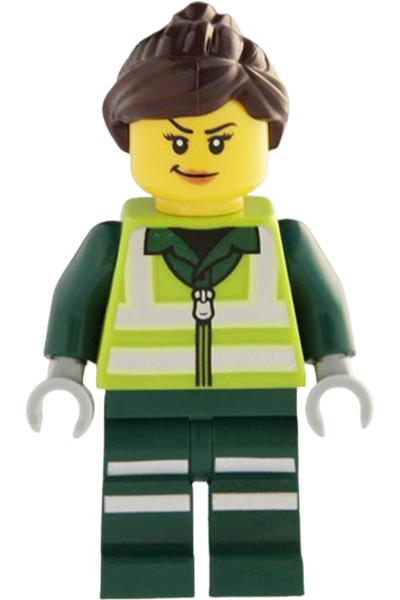 Female Recycling Worker Minifigure - cty1965
