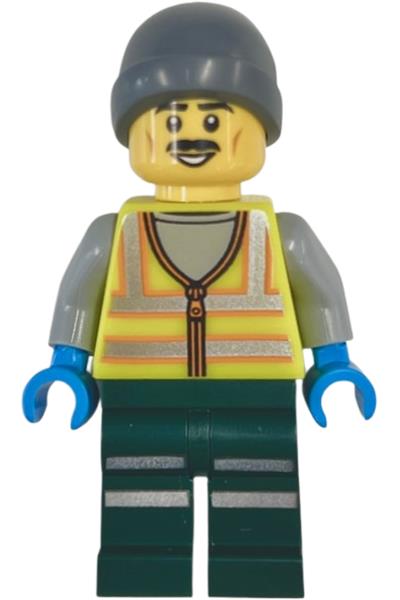 Snowplow Driver Minifigure - cty1966