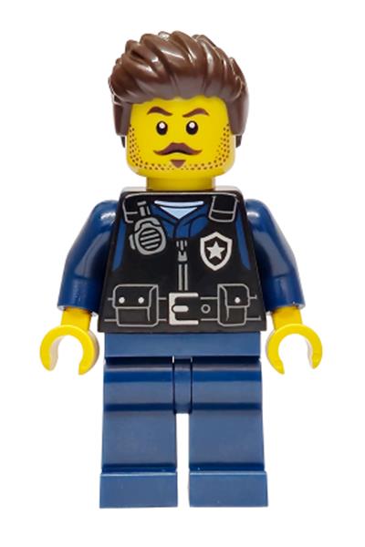 City Police Officer Minifigure - cty1968