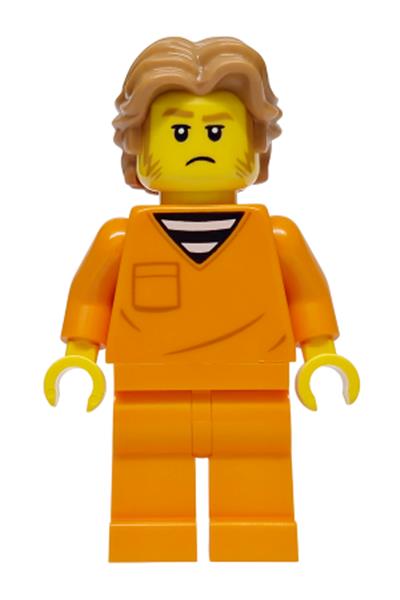 Male City Jail Prisoner Minifigure - cty1970