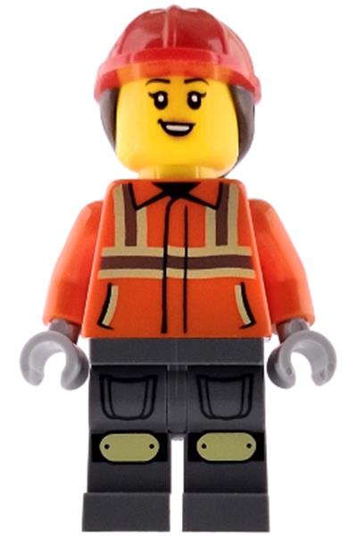 Construction Worker Minifigure - cty1972