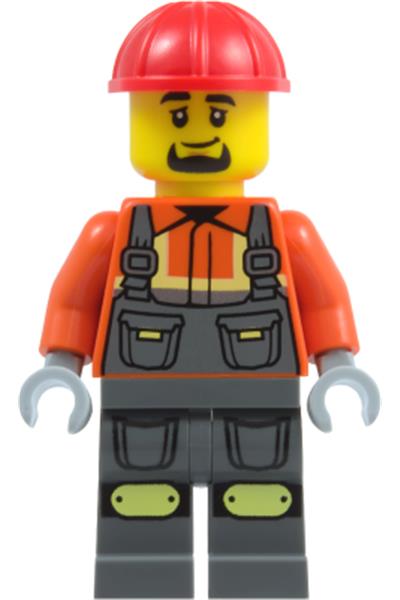Construction Worker Minifigure - cty2009