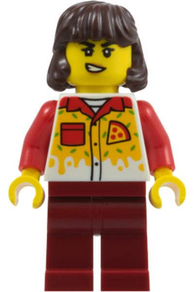 Pizza Delivery Driver Minifigure - cty2016