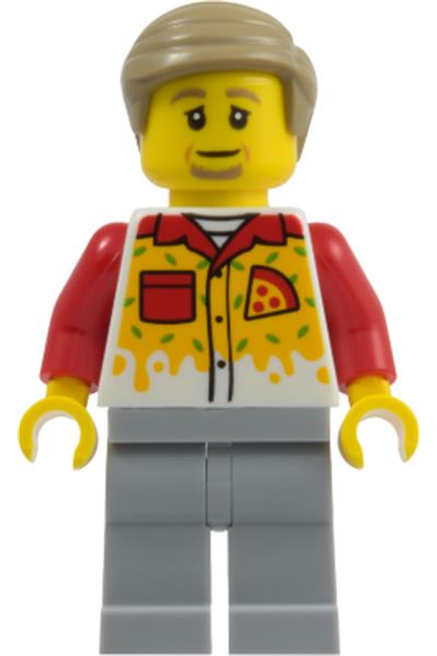 Pizza Delivery Driver Minifigure - cty2018