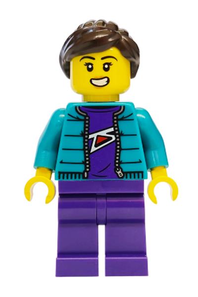 Mountain Bike Cyclist Minifigure - cty2022