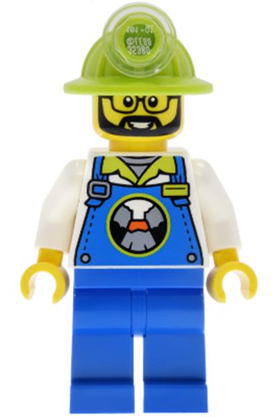 Lava Land Worker Minifigure - cty2034