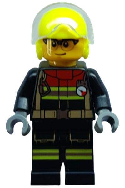 Firefighter Male Minifigure - cty2043