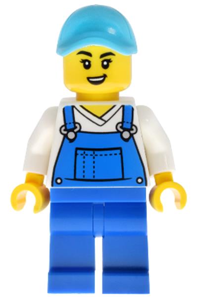 Female car wash worker Minifigure - cty2044