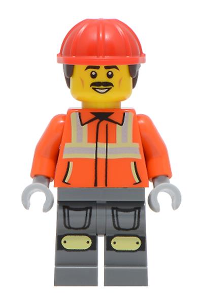 Construction Worker Minifigure - cty2046