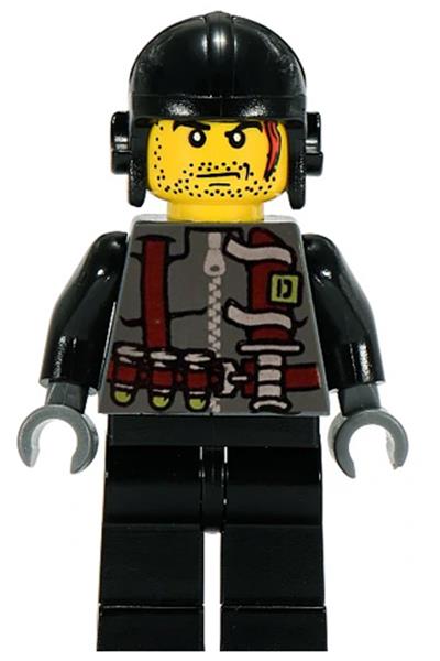 Digger Minifigure [din008] - Dino Attack