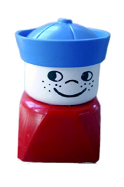 Duplo Male on Red Base [dupfig003] - Duplo