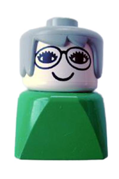 Duplo Female on Green Base - dupfig006