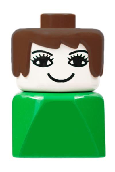 Duplo Female on Green Base - dupfig007