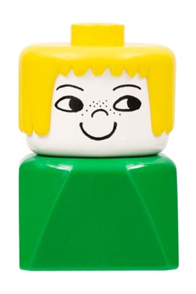 Duplo Female on Green Base - dupfig019