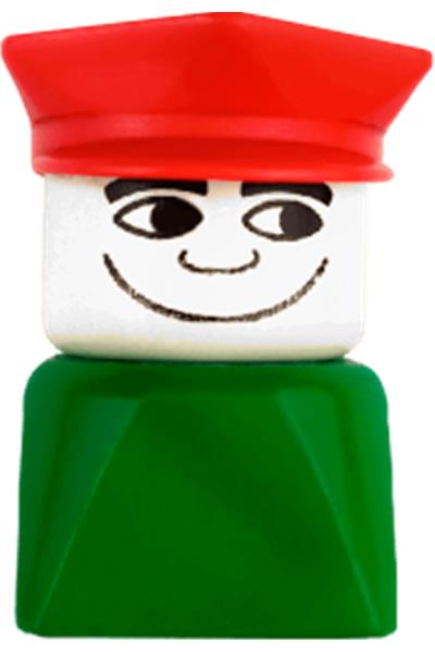 Duplo Male on Green Base - dupfig039