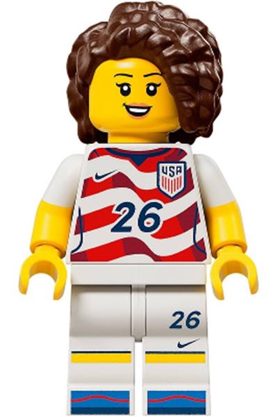 Female Soccer Player Minifigure - edi008
