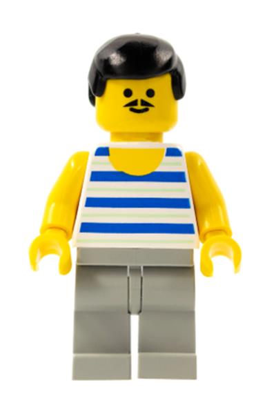 Male with dope stache Minifigure - fre004