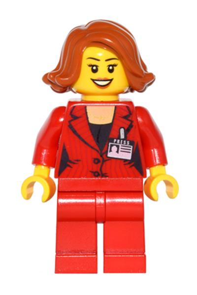 Press Woman \ Reporter Minifigure - game011