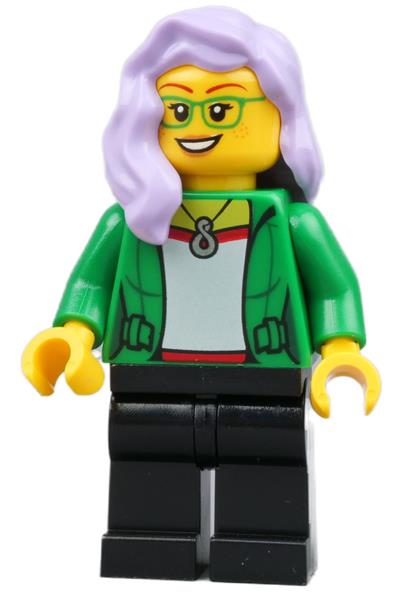 Woman Coffee Customer Minifigure [gen159] - Creator