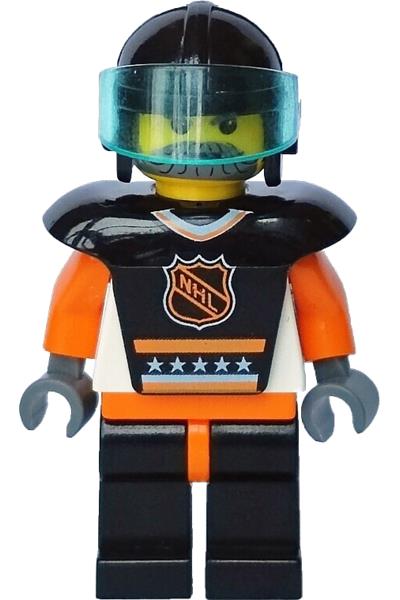 Hockey Player G Minifigure [hky007] - Sports