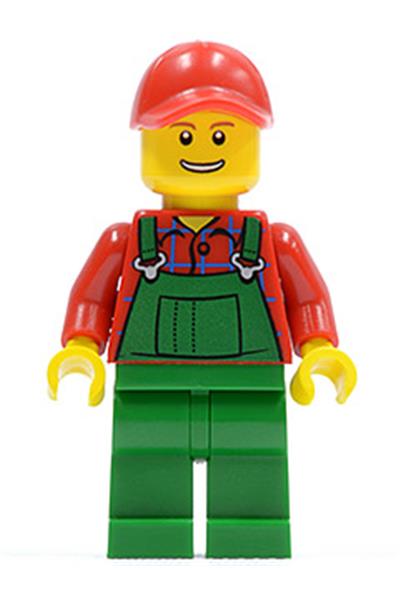 Farmer in Green Overalls Minifigure - hol028