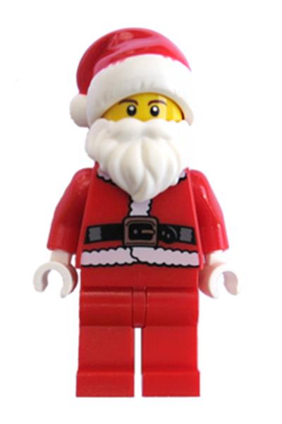 Santa Minifigure - hol036