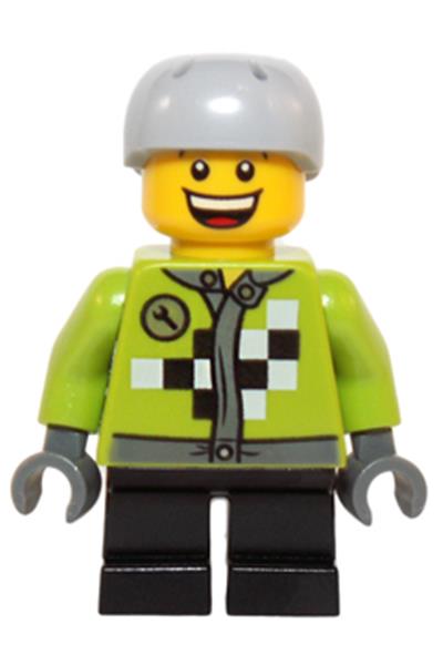 Boy with Helmet Minifigure - hol073