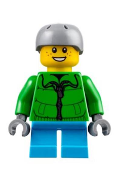 Boy with winter jacket Minifigure - hol105