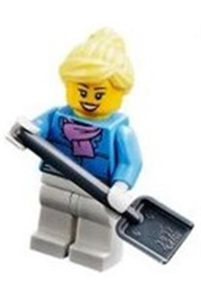 Female with parka Minifigure - hol126