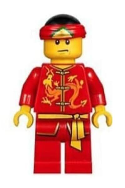 Dragon Dance Performer Minifigure [hol136] - Seasonal