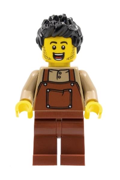 Man in Overalls Minifigure - hol260