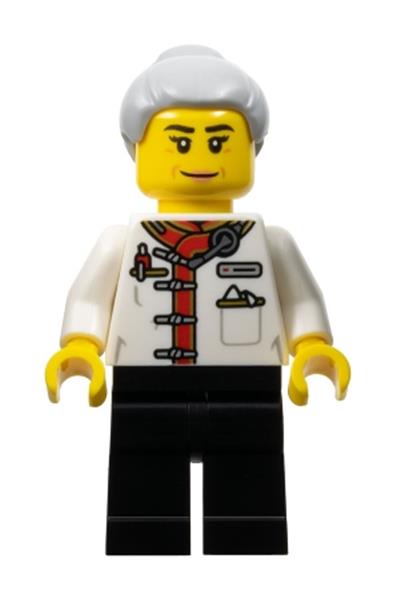 Restaurant Worker Minifigure [hol340] - Seasonal