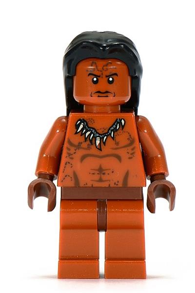 Ugha Warrior Minifigure [iaj015] - Indiana Jones