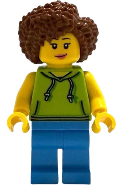 Female Scooter Driver Minifigure - idea248